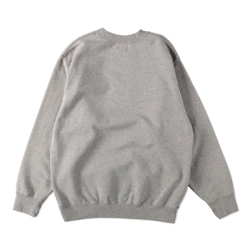 COOME VINTAGE CREW SWEAT SHIRT GREY MELANGE【COO
