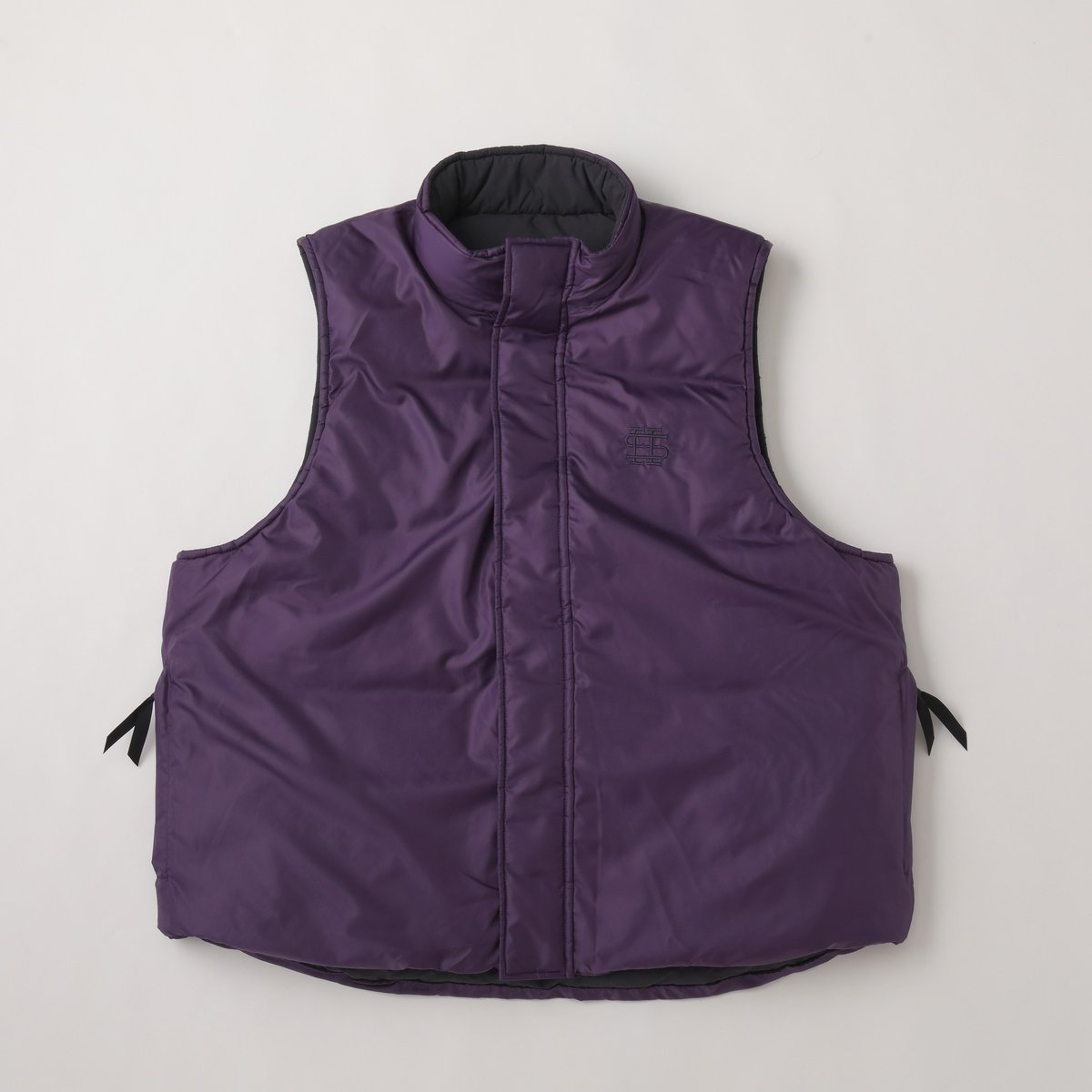 SEESEE(シーシー) REVERSIBLE PUFF VEST中綿ベスト ブラック サイズ 