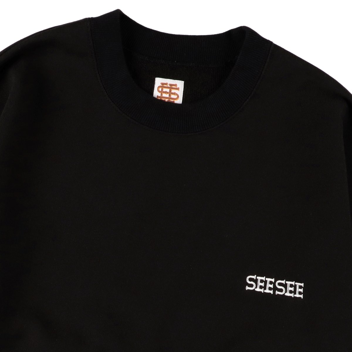 SEE SEE CREW SWEAT【BLACK】 | STUDY SHOWROOM STORE