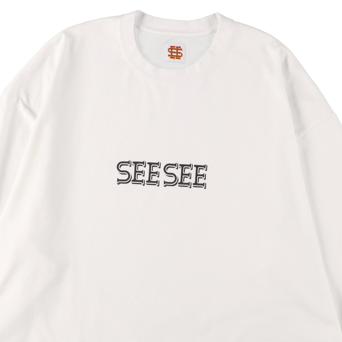 【L4-3】SEE SEE BASIC LS TEE【WHITE】