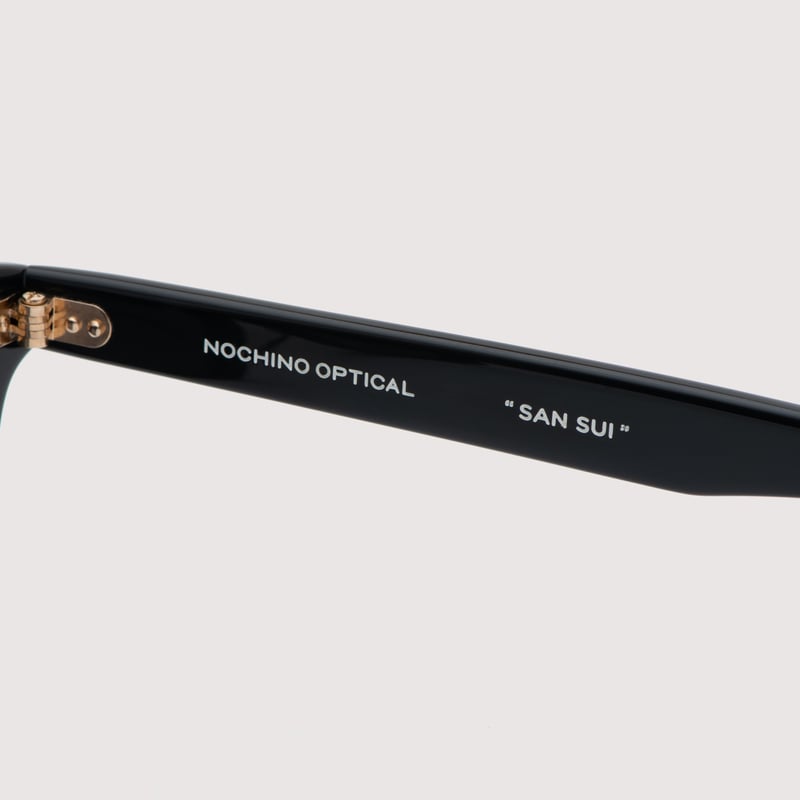 NOCHINO OPTICAL “SAN SUI” GROSS BLACK × BLACK P NOCHINO OPTICAL “SAN SUI” GROSS BLACK × BLACK P