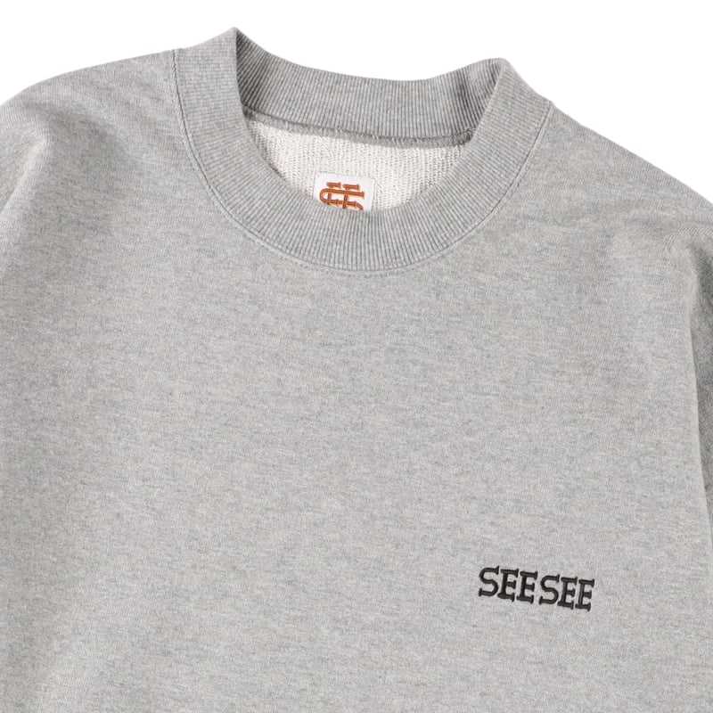 SEE SEE CREW SWEAT【GREY】 | STUDY SHOWROOM STORE