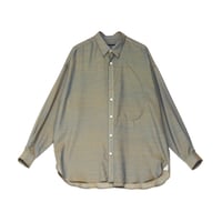 beta post fly front pocket shirt saxe【B02SASH-22】(N)