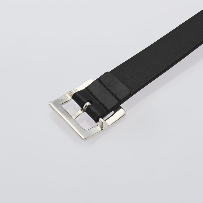 XOLO（ショロ）Square Buckle Belt Black Leather【XOBL0