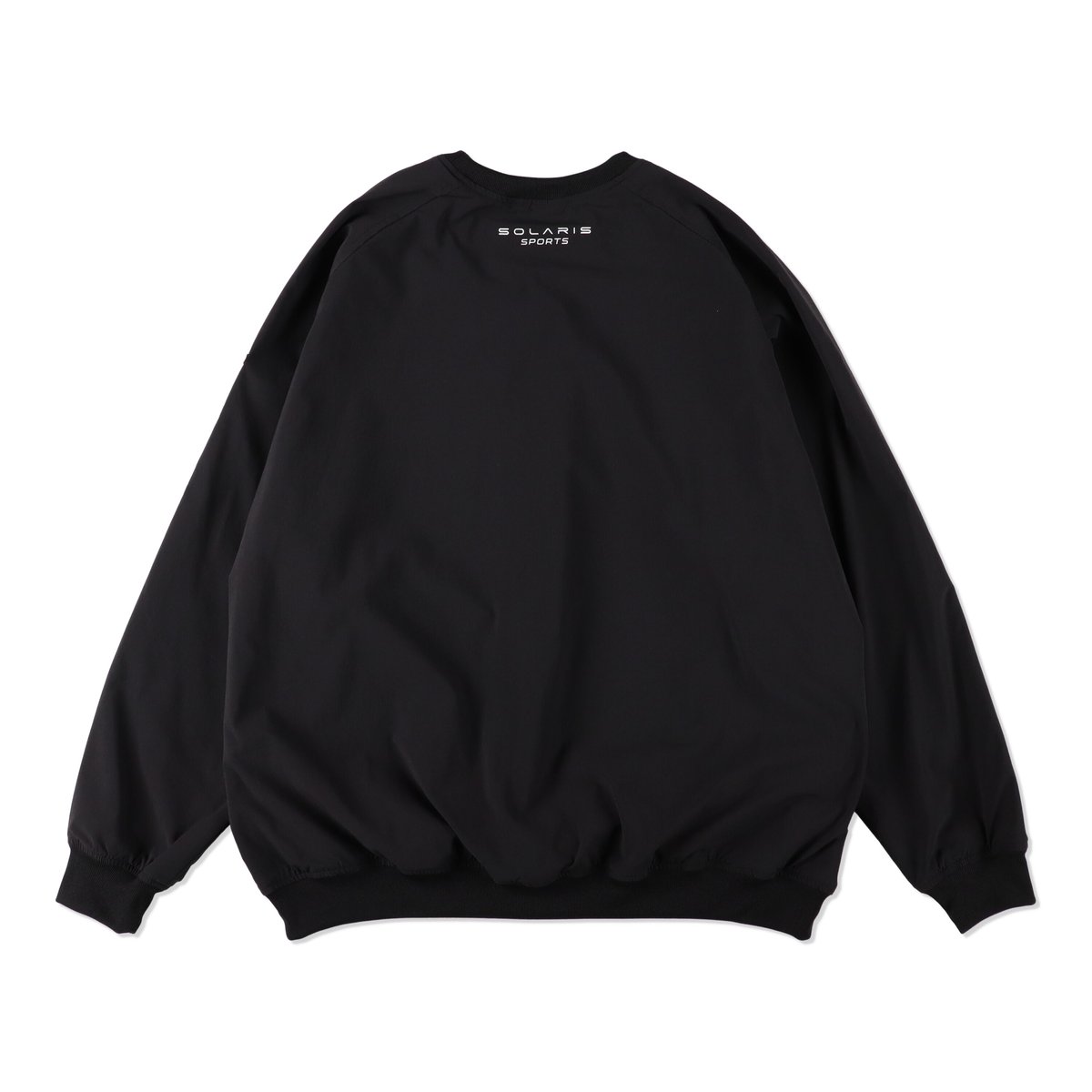 SOLARIS SPORTS NYLON CREW NECK BLACK【SOLFW23CS01】