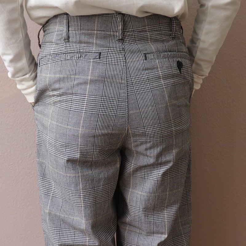 e.sen イーセン thomas コットンリネン mix plaid check 【es