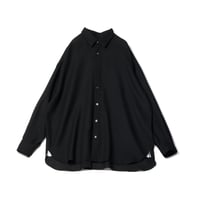 beta post fly front pocket shirt black【B02SASH-22】(N)