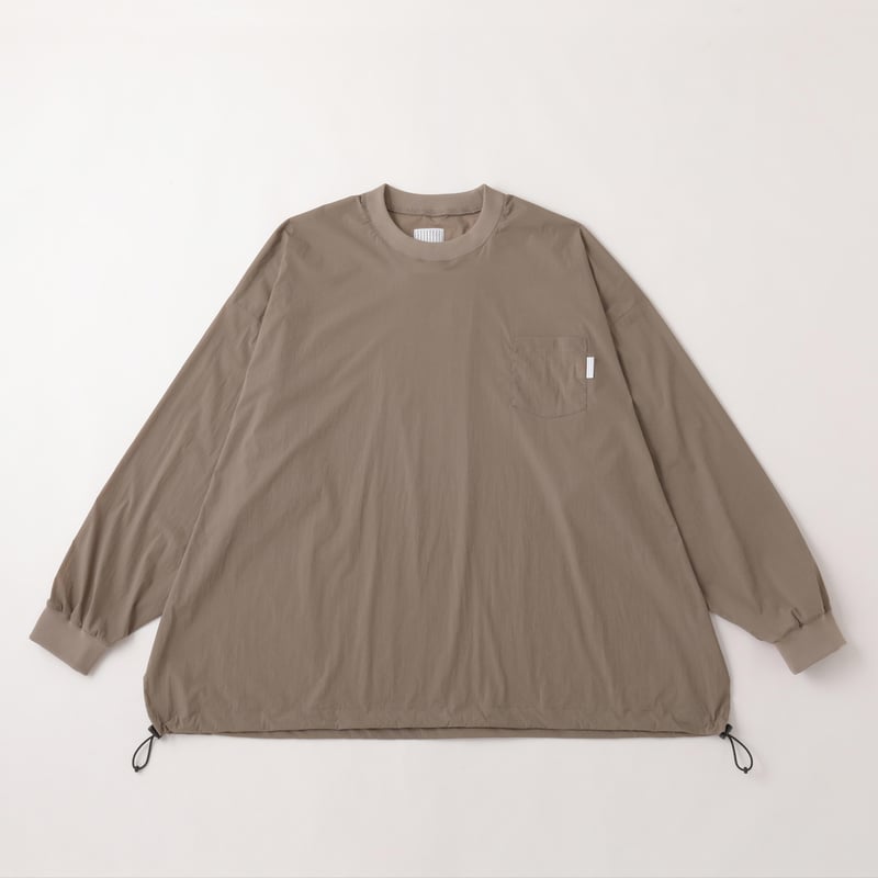 S.F.C BIG NYLON LS TEE Beige【SFCSS24S04】(N) | S