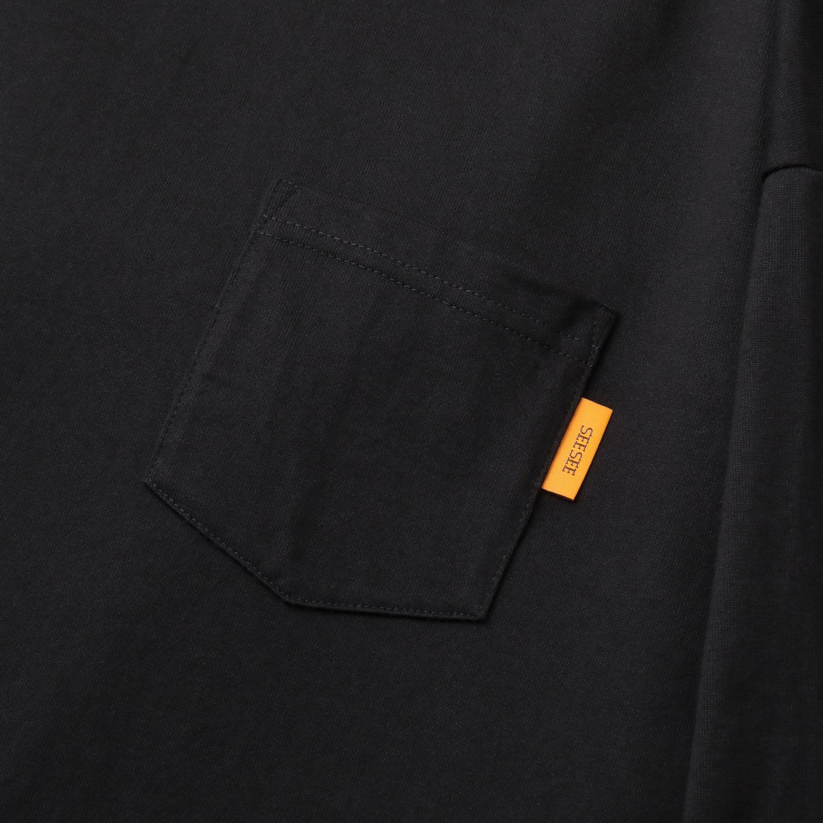 S10】SEE SEE SUPER BIG FLAT SS POCKET TEE | STU...