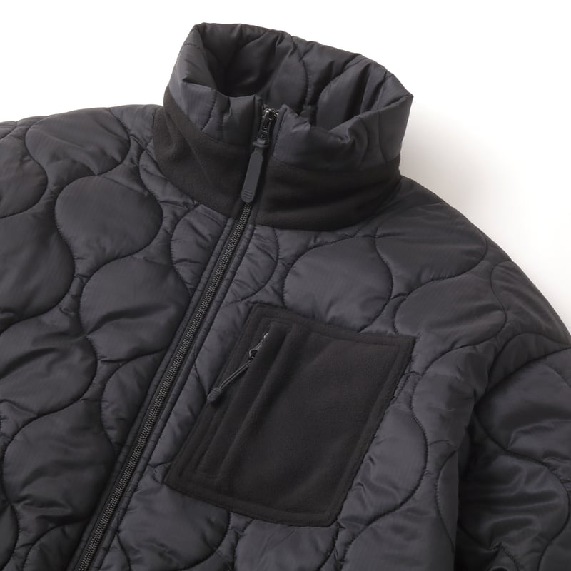 S.F.C QUILTED PUFF JACKET Black / Black【SFCFW23