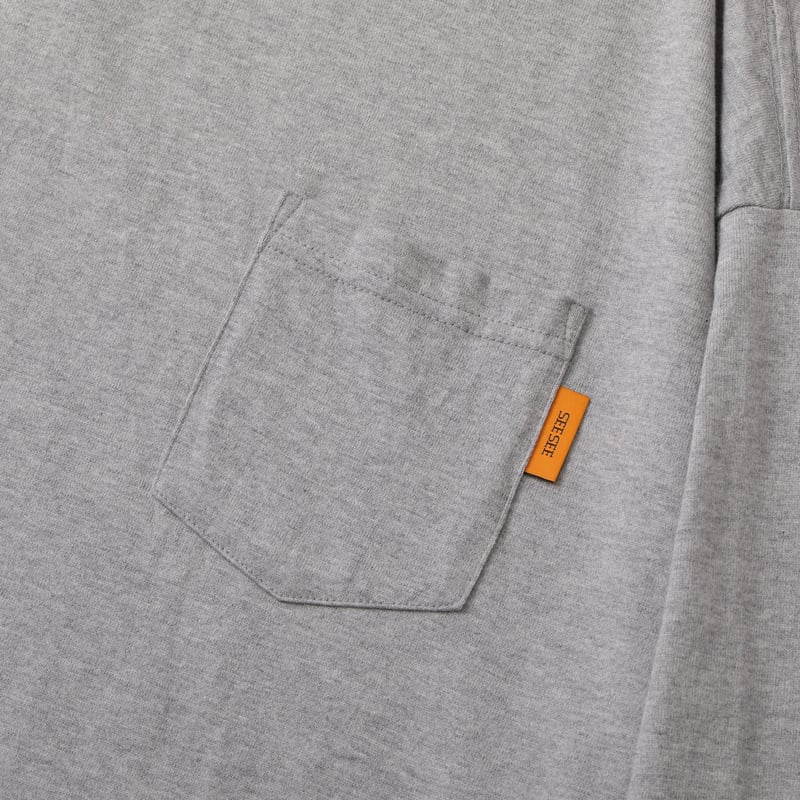 S10】SEE SEE SUPER BIG FLAT SS POCKET TEE | STU...