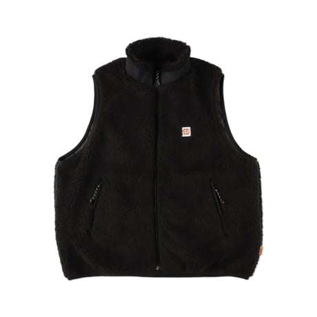 SEE SEE BOA FLEECE VEST【BLACK】