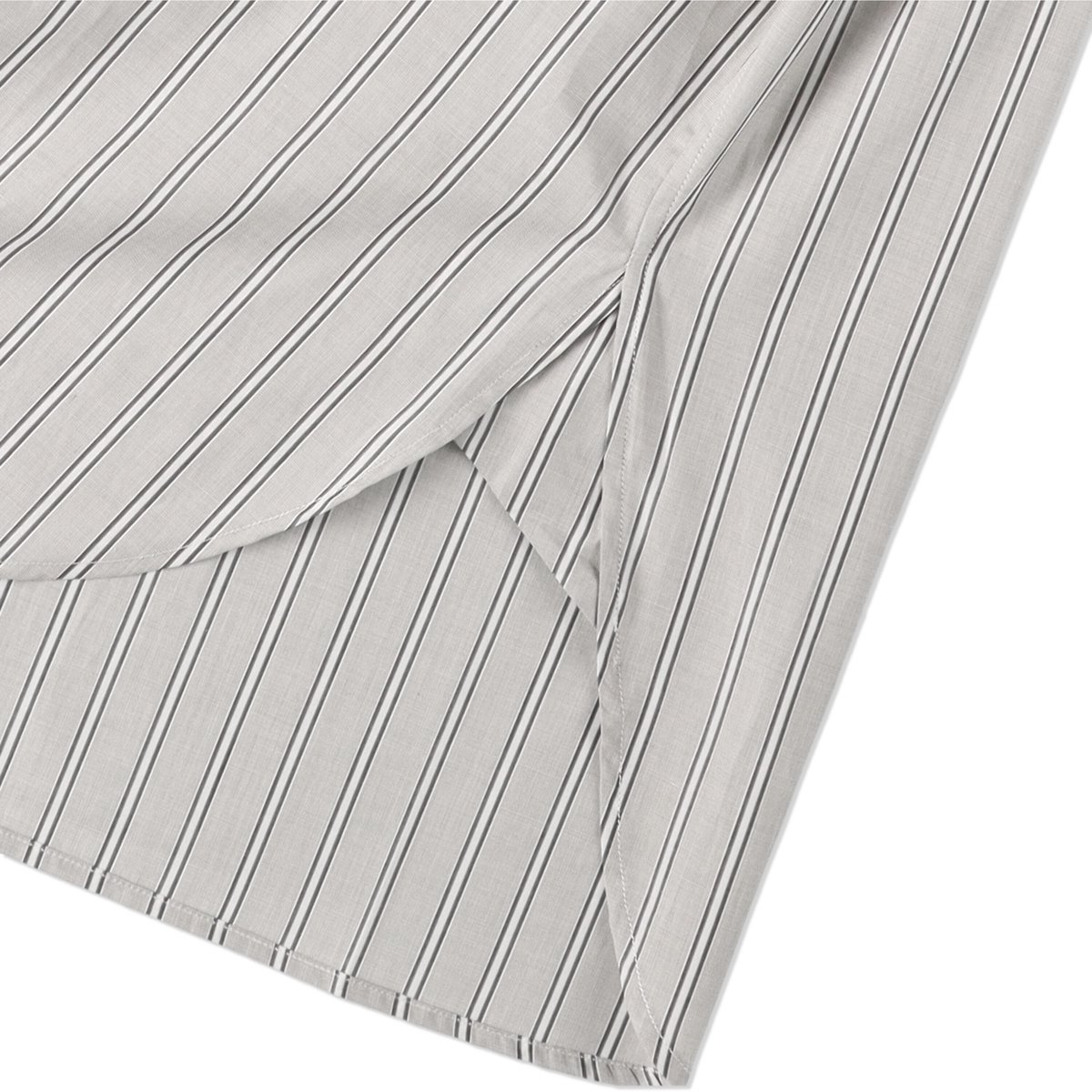 STUDIO NICHOLSON BOLD STRIPE COTTON SHORT SLEEV...