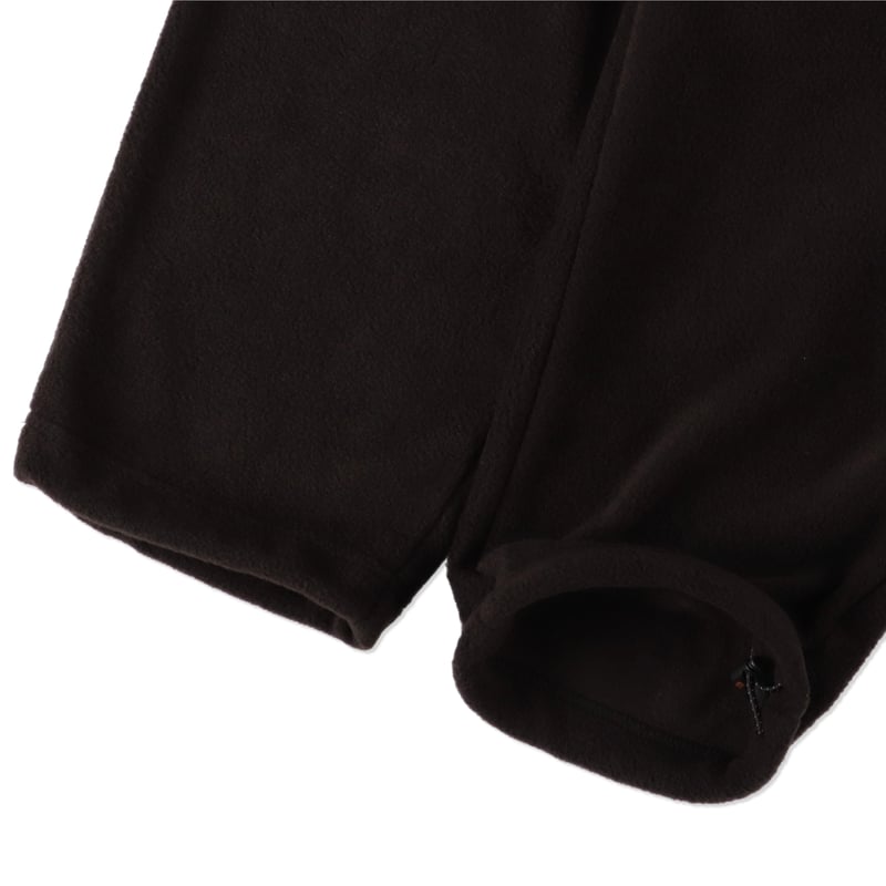 SEE SEE WIDE TAPERED EASY FLEECE PANTS【BLACK】 |