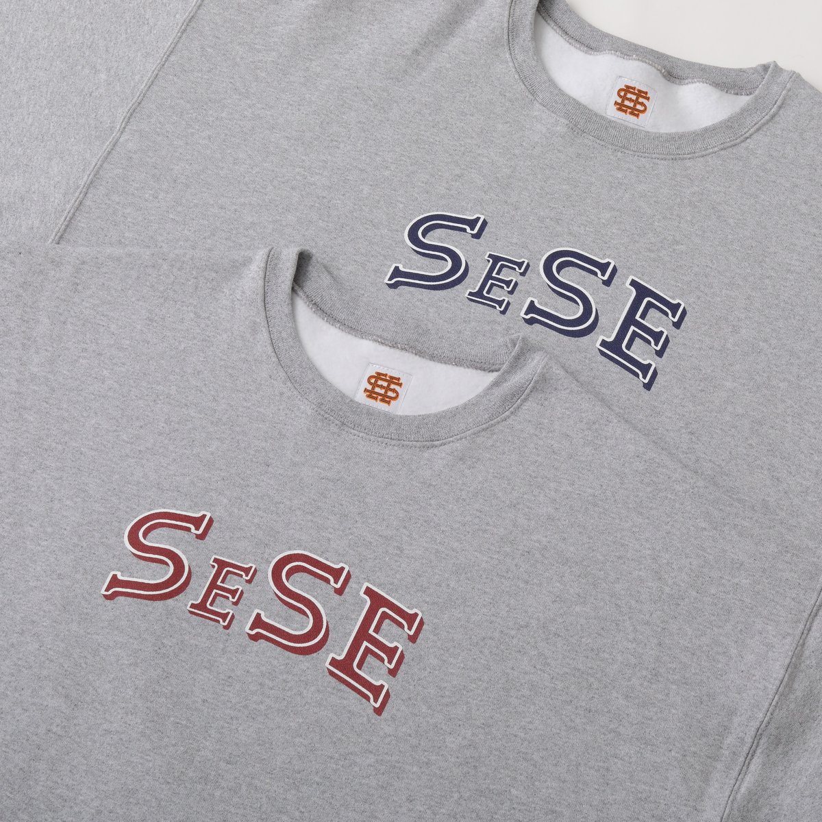 SEESEE】 SEE SEE NEW LOGO CREW GREY XL - スウェット