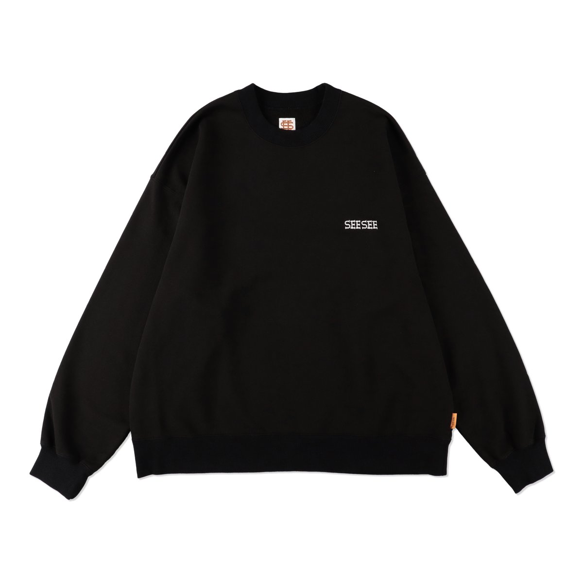 SEE SEE CREW SWEAT【BLACK】 | STUDY SHOWROOM STORE