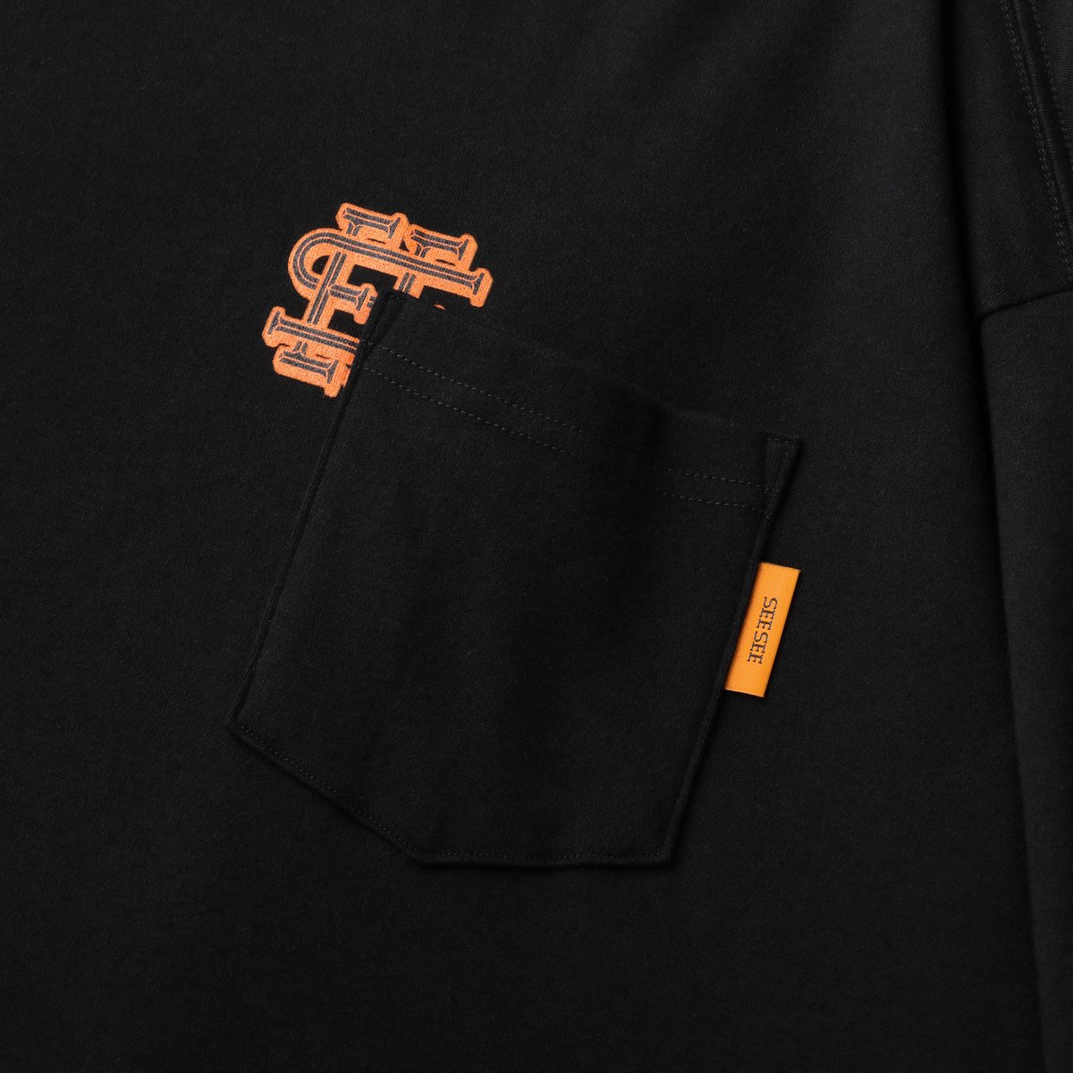 S4】SEE SEE SUPER BIG ROUND SS POCKET TEE | STU...