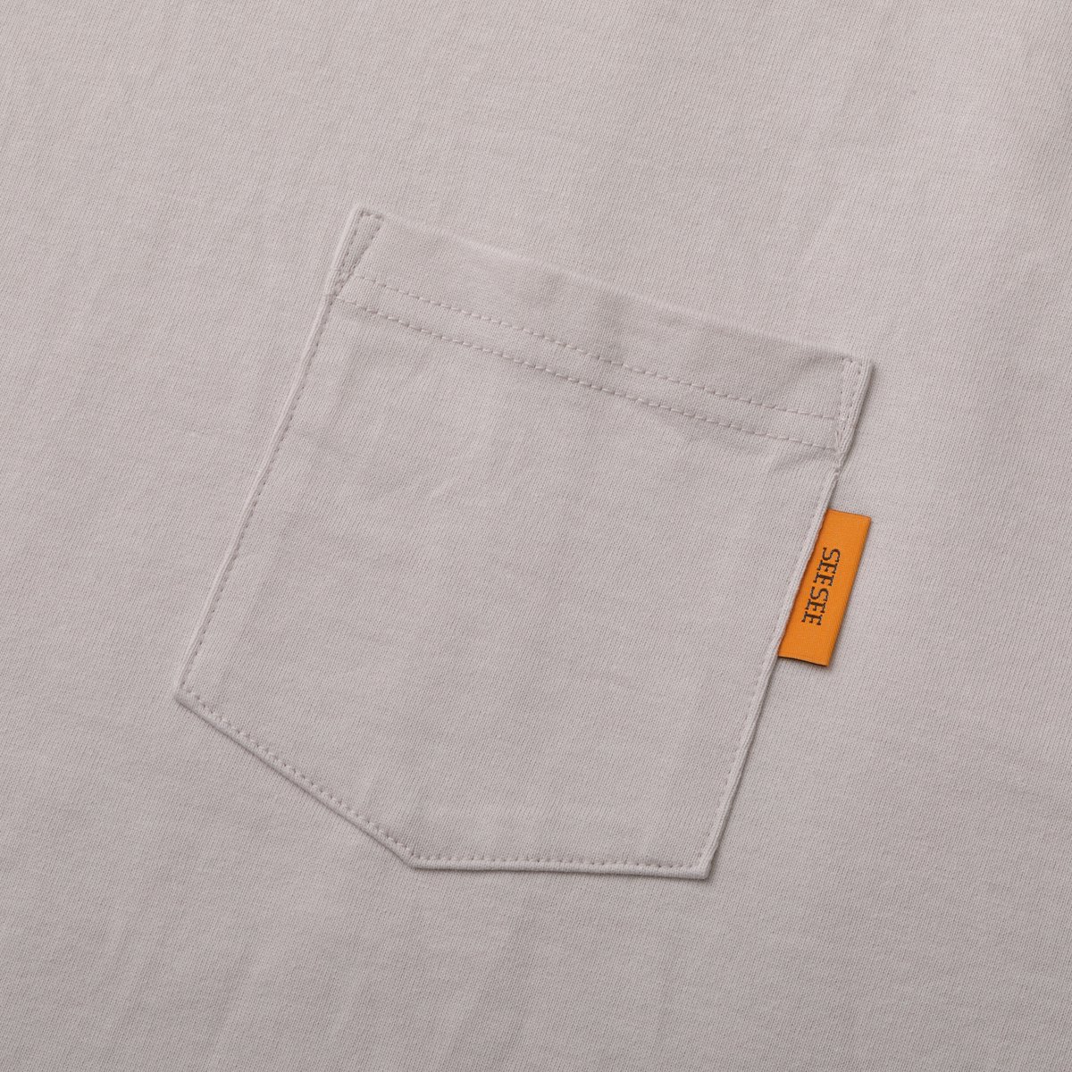 SEE SEE SUPER BIG FLAT LS POCKET TEE【L10】 | STU