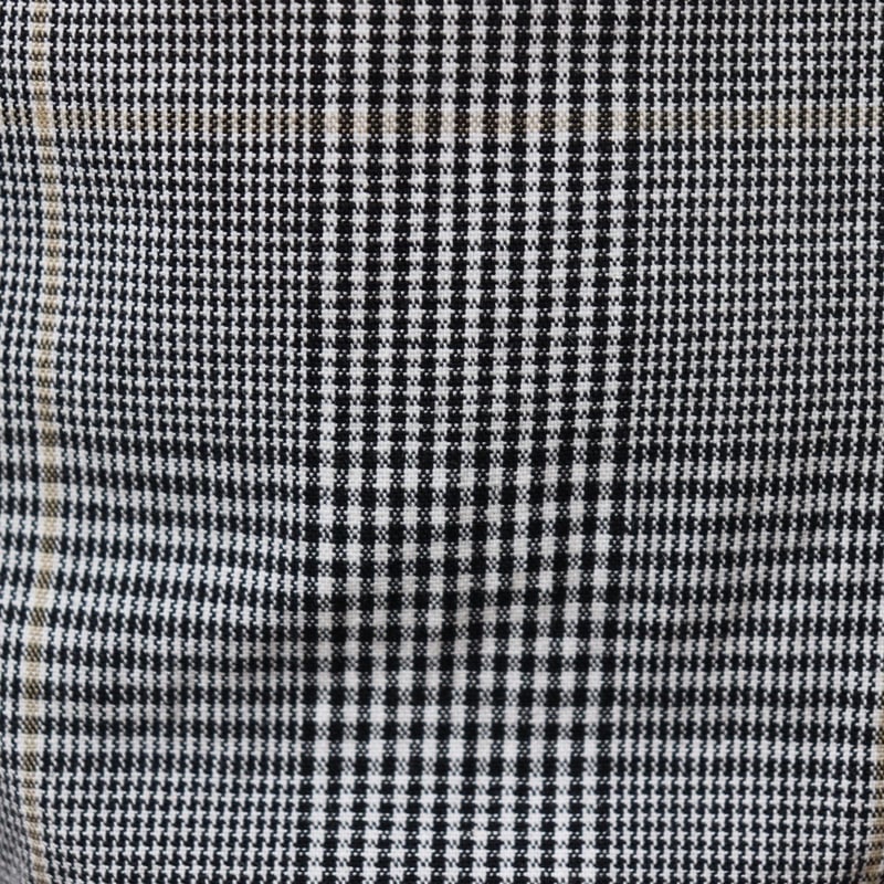 e.sen イーセン 19AW チェック柄 ワイド フランネル パンツ