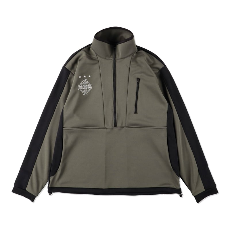 SOLARIS SPORTS HALF ZIP TRACK JACKET BLACK【SOLF