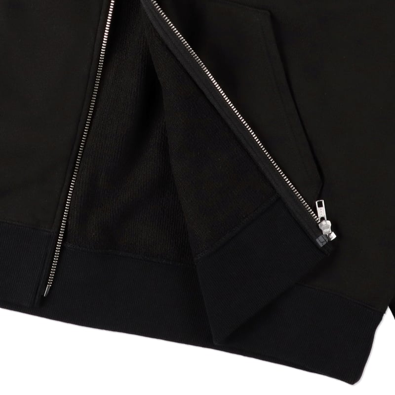 SEE SEE FULL ZIP HOODIE【BLACK】 | STUDY SHOWROOM