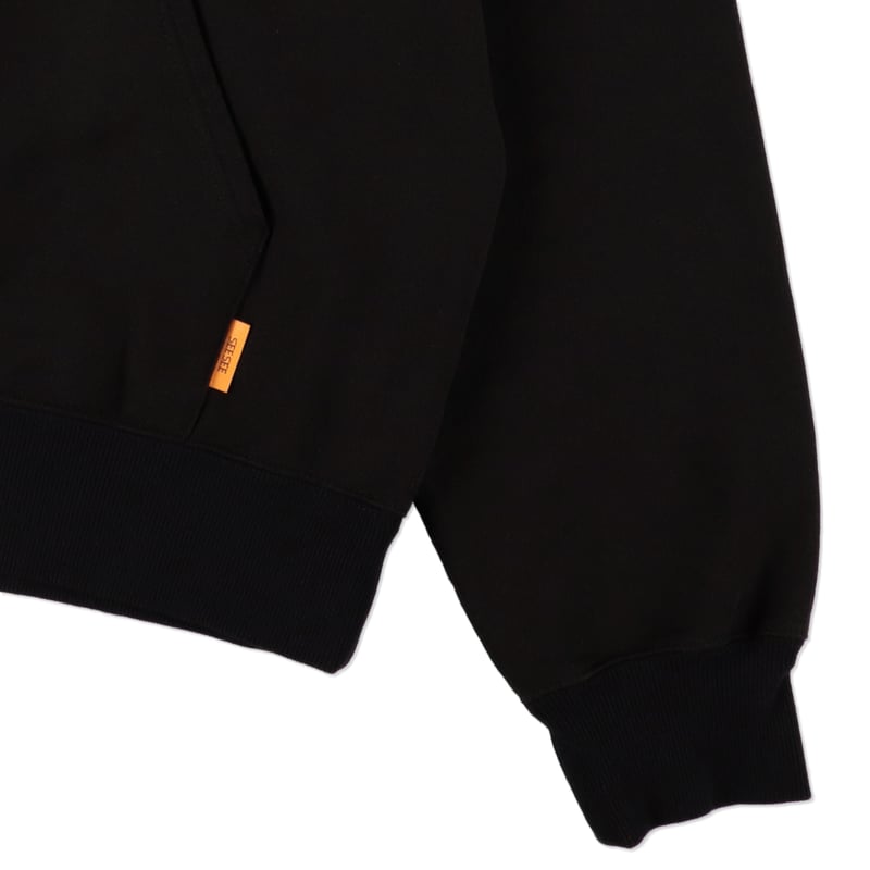 SEE SEE FULL ZIP HOODIE【BLACK】 | STUDY SHOWROOM