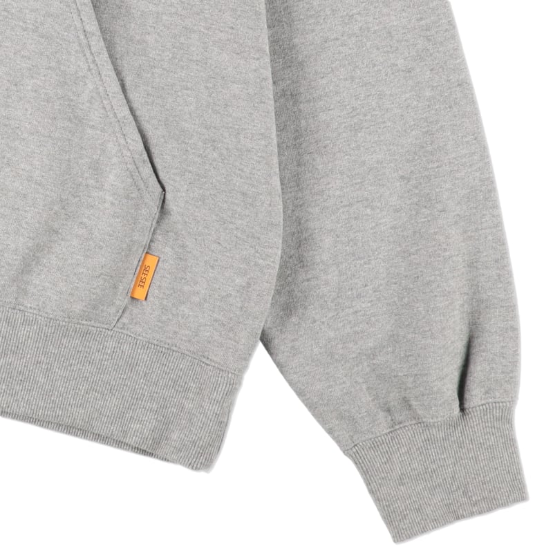 SEE SEE FULL ZIP HOODIE【GREY】 | STUDY SHOWROOM 