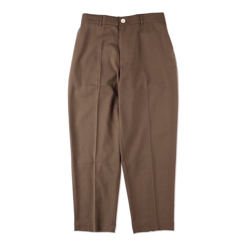 sorry a bootleg perv uncle slacks BROWN - ワークパンツ