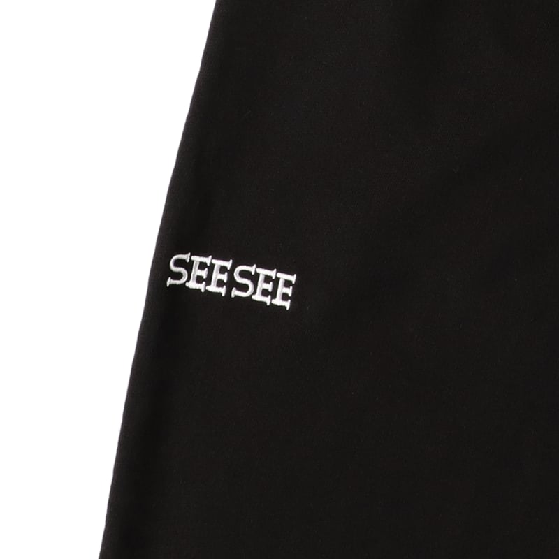 SEE SEE WIDE SWEAT PANTS【BLACK】 | STUDY SHOWROO