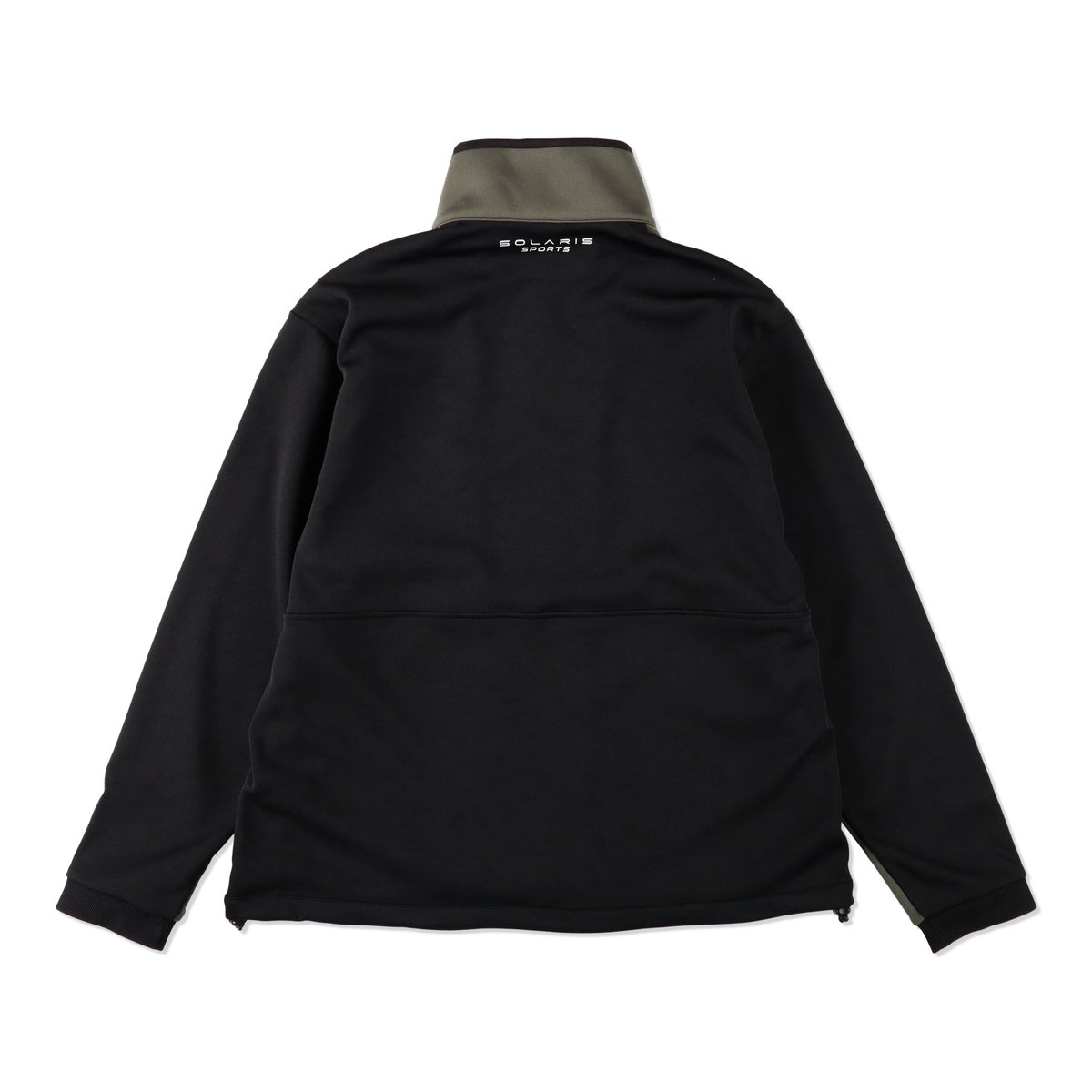 SOLARIS SPORTS HALF ZIP TRACK JACKET BLACK【SOLF