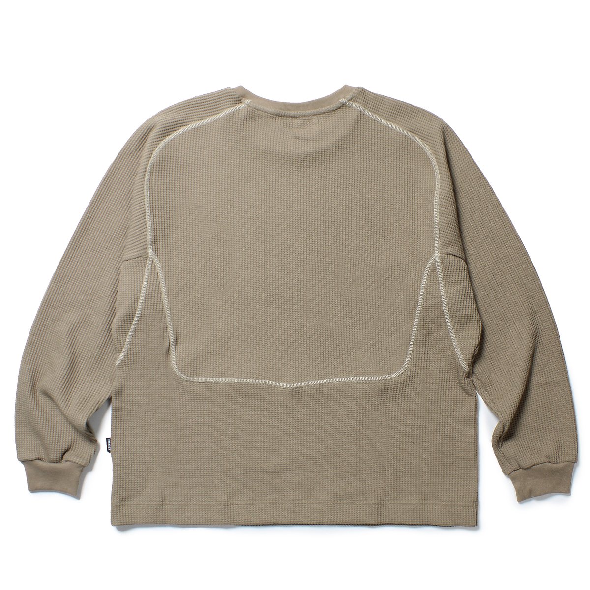 CABARET POVAL Fabien Waffle Top Khaki【24SS-PVA