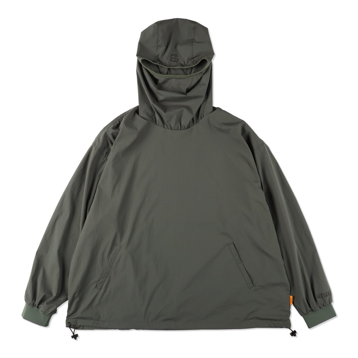 see see ナイロンプルオーバー