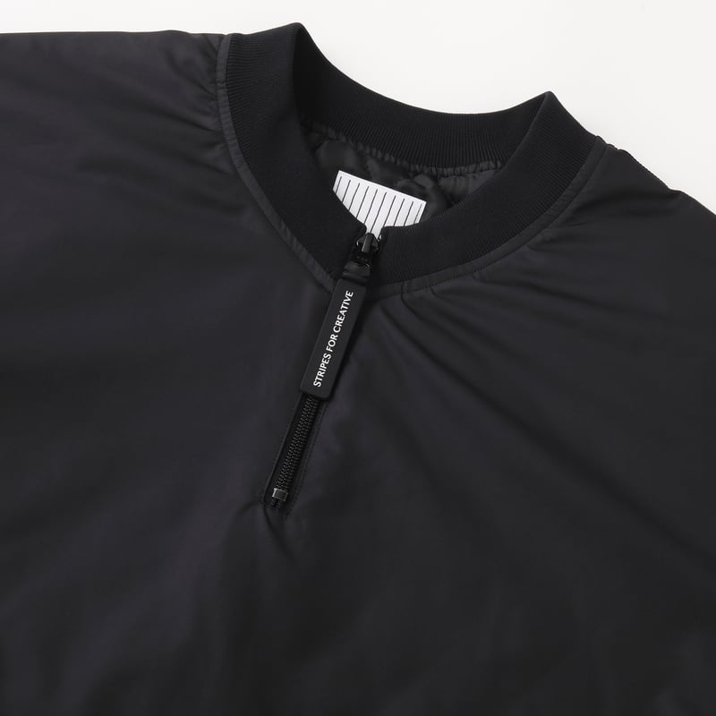 S.F.C BASEBALL HALF ZIP JACKET Black【SFCFW24J06｜ナイロン