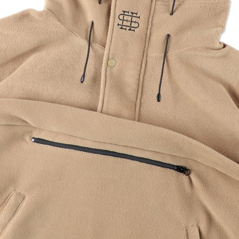SEE SEE LIGHT FLEECE JACKET【BROWN BEIGE】 | STUD