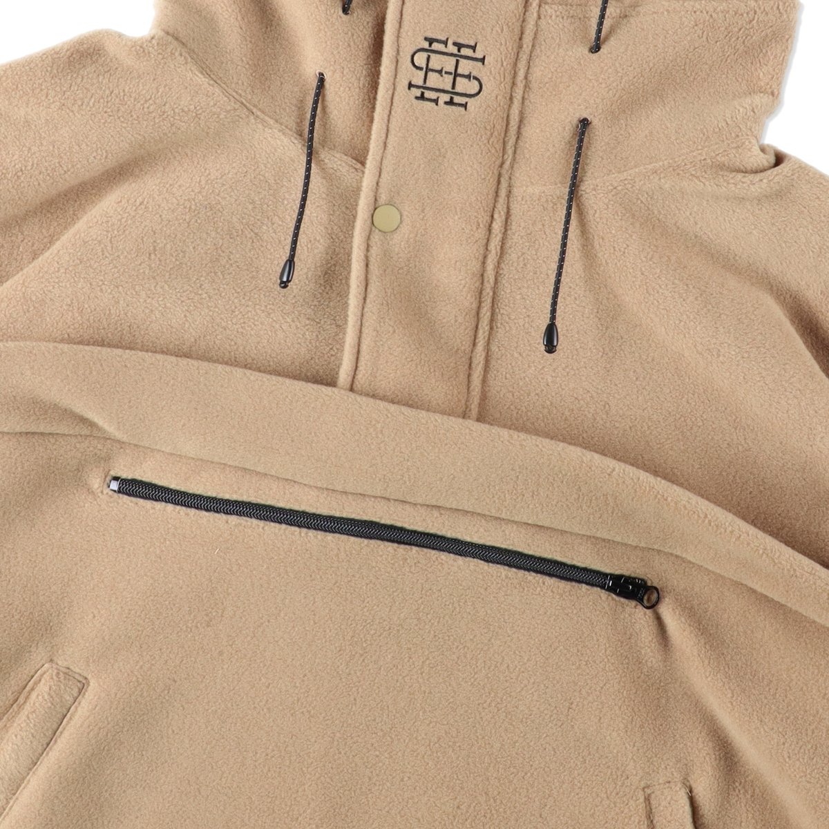 SEE SEE LIGHT FLEECE JACKET【BROWN BEIGE】 | STUD 