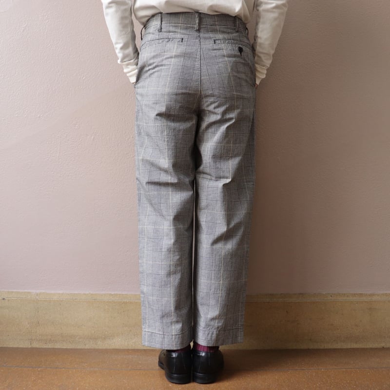 e.sen イーセン thomas コットンリネン mix plaid check 【es