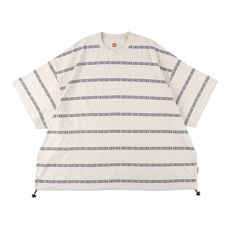SEE SEE BORDER TEE/Tシャツ/L Lサイズ SEE SEE BOARDER TEE DRAWSTRINGS