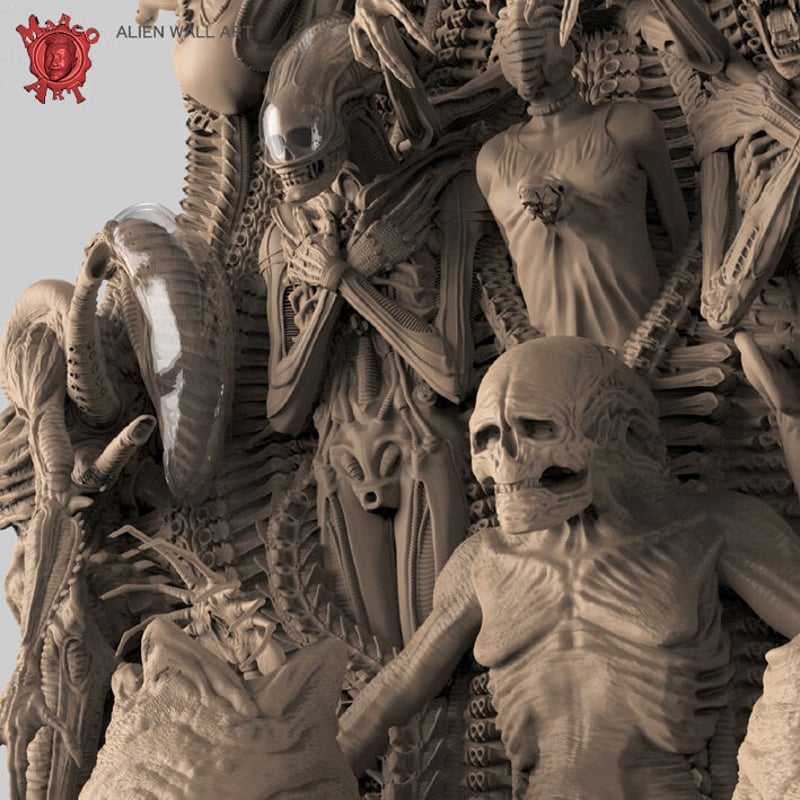 エイリアン壁掛け (AILEN WALL PLAQUE9インチ) レア】ALIEN WALL PLAQUE エイリアン ウォールプラーク
