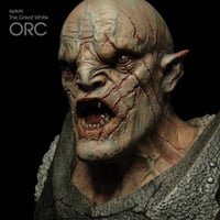 The Great White Orc Bust 完成品