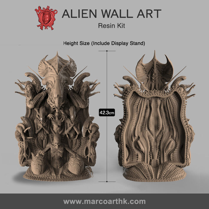 エイリアン壁掛け (AILEN WALL PLAQUE9インチ) エイリアン壁掛け