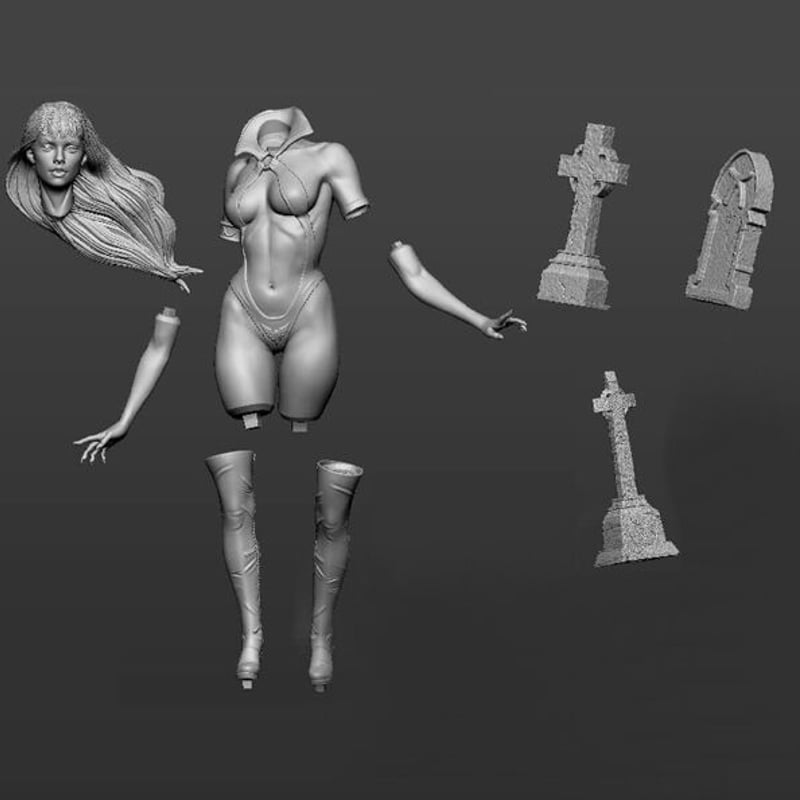 1／6程度　ヴァンピレラ ガレージキット Vampirella 1/6scale kit【取り寄せ】 | Roswell Japan