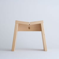 木曽のサワラで作った風呂椅子
