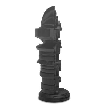 TOTEM Sculpture / BLACK SOLID