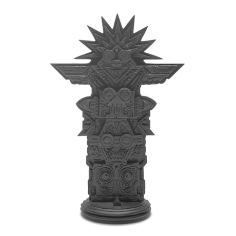 TOTEM Sculpture / BLACK SOLID