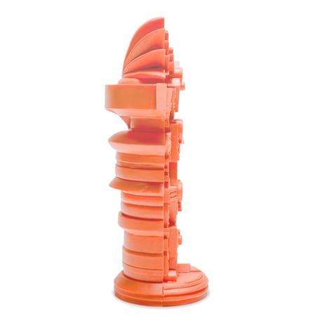 TOTEM Sculpture / ORANGE SOLID
