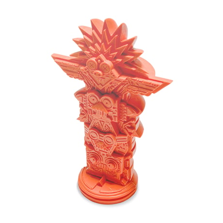 TOTEM Sculpture / ORANGE SOLID