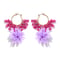 Spark hoop ///vivid pink & purple