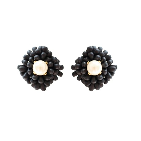 multicolored Bee＆FlowerGarden///black & khaki