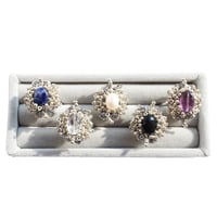 Gemstone /// Ring - silver