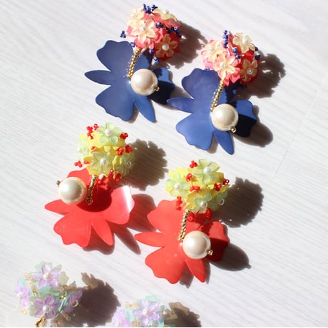 Multi Flower ///  Yellow & Orange red